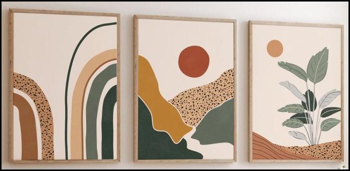 Modern Boho Minimalist Trio - Image 1