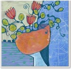 Orange Vase