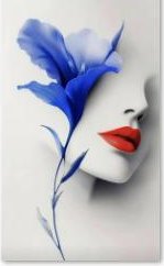 Blue Flower Profile - Image 1
